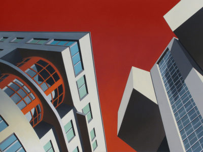 Architettonica, 2006, olio su tela, 170x250 cm