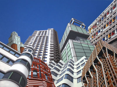 Dalle Belle Città - Europe, 2012, olio su tela, 120x160 cm